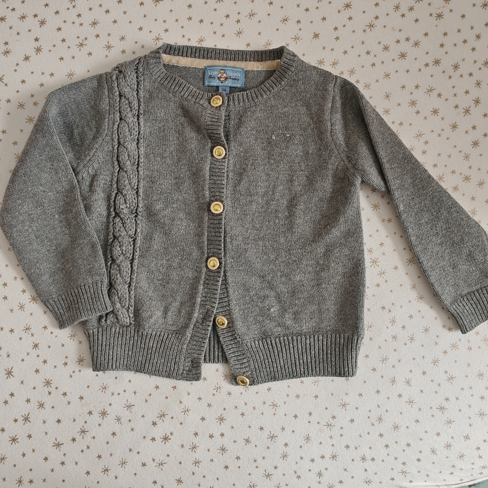 2/40 River Woods  Europe expensive brand Cardigan, Size 3A